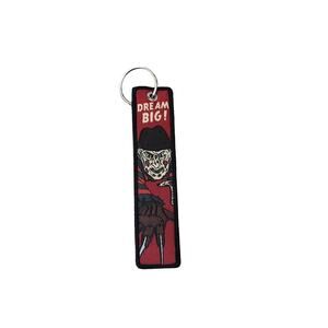 80's Horror Movie Nightmare On Elm Street Freddy Krueger Embroidered Keychain